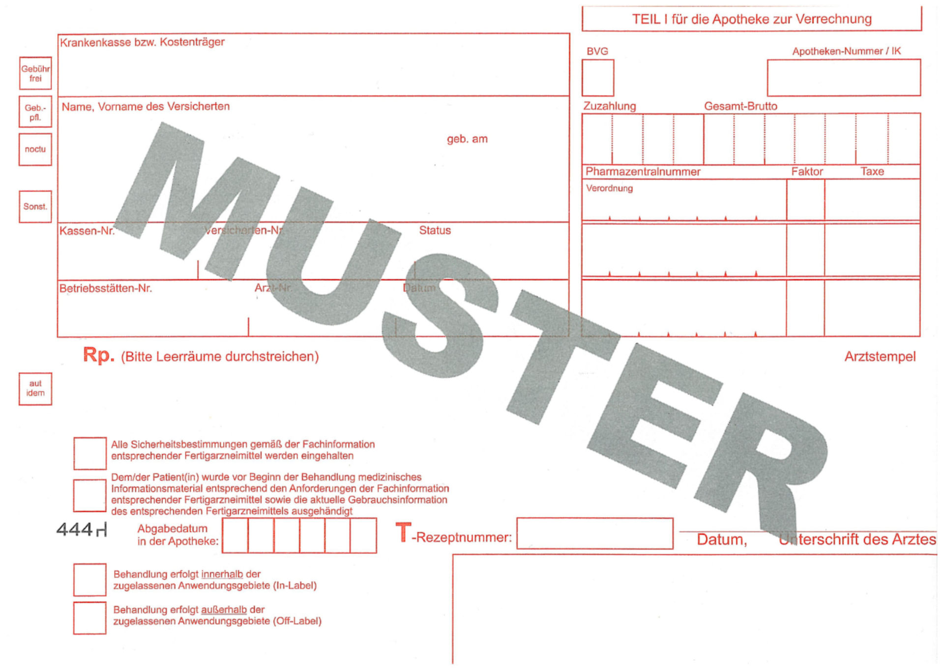 T-Rezept - Muster - DocCheck